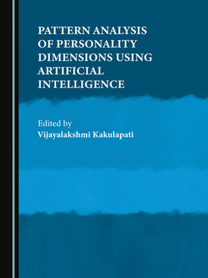 cover image of Pattern Analysis of Personality Dimensions Using Artificial Intelligence